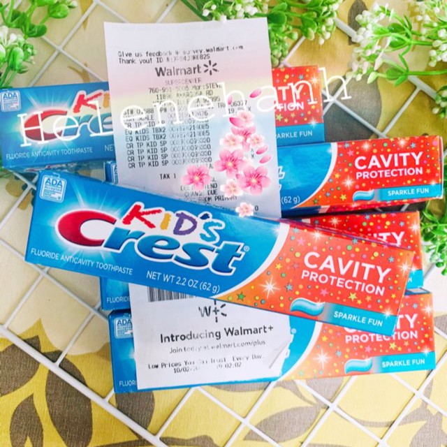 Kem đánh răng Crest Kid Mỹ 62g