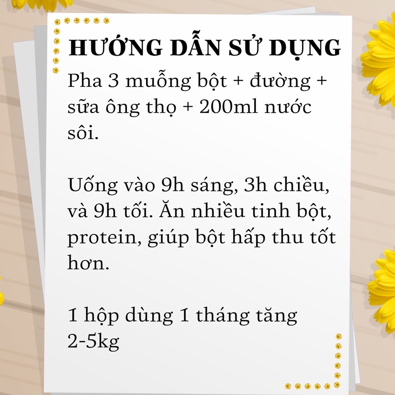 [Tăng 2-5kg] BỘT TĂNG CÂN NHƯ Ý NY