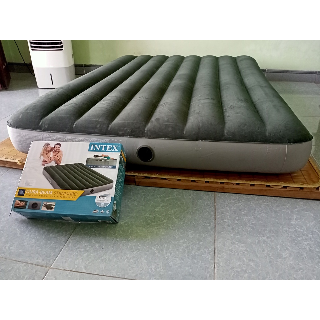 Đệm hơi đơn công nghệ mới INTEX nhiều kích thước - Kèm bơm điện