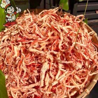 Hũ 300gram mực xé sợi hấp dừa
