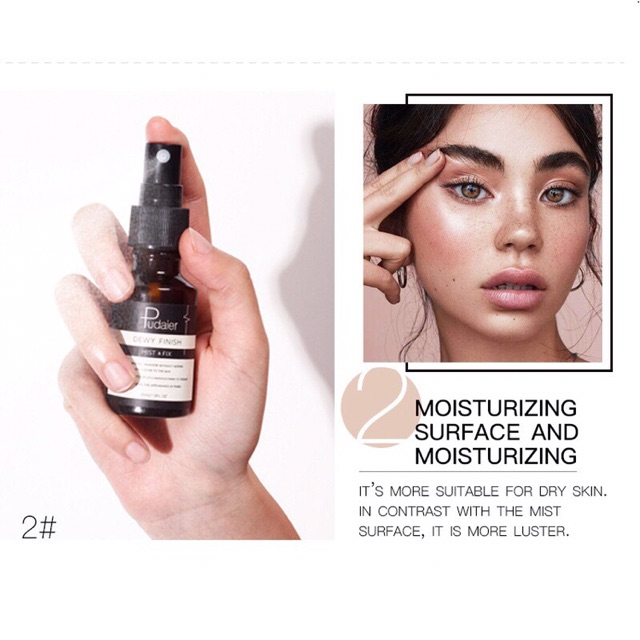 Xịt cố định lớp trang điểm Matte & Dewy Finish Pudaier | BigBuy360 - bigbuy360.vn