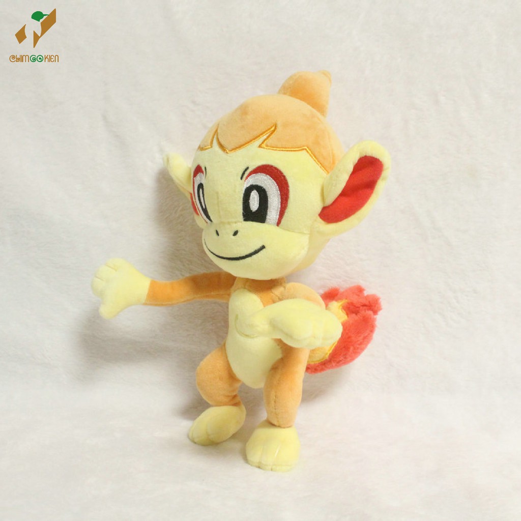 Gấu bông pokemon anime khỉ lửa Hikozazu(Chimchar) 20cm