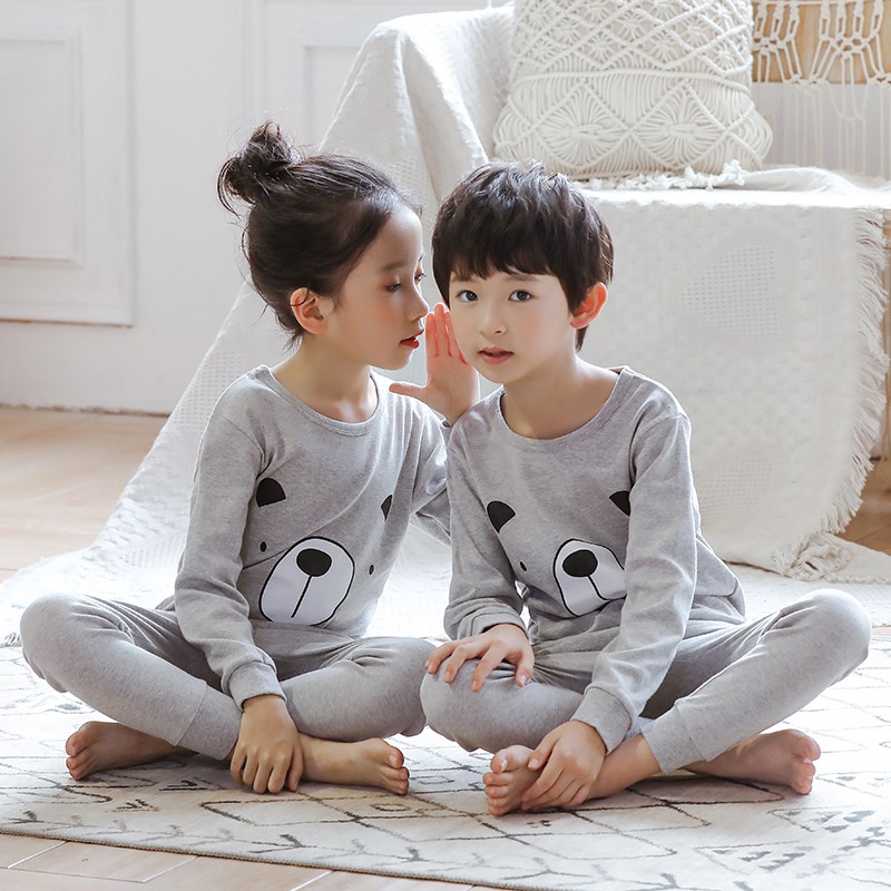 Bộ đồ ngủ cotton 100% đáng yêu cho bé 3-13 tuổi