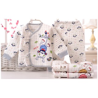 set bộ nỉ bông Quảng châu cho bé