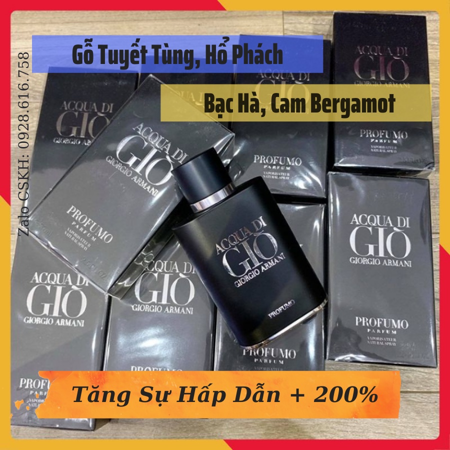 Nước Hoa Nam Cao Cấp Profumo 100ml Sang Trọng, Quyến Rũ