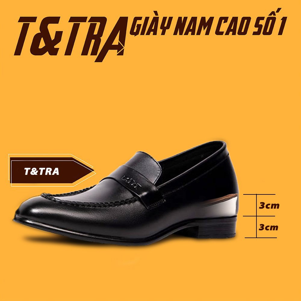 [ 6CM ] Giày Cao Nam T&amp;TRA S1036Đ