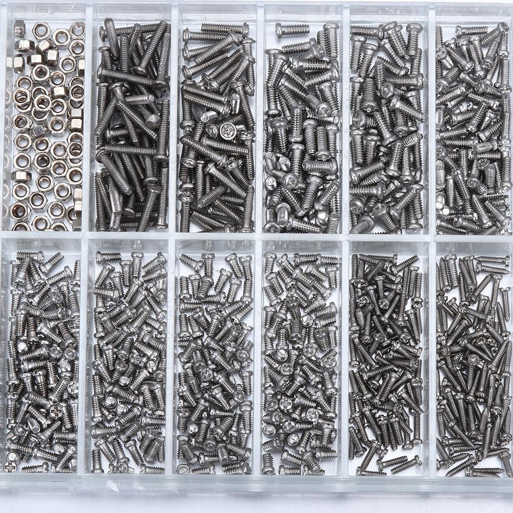 PATH Bộ 1000 Ốc Vít Sửa Chữa Mắt Kính Chuyên Dụng