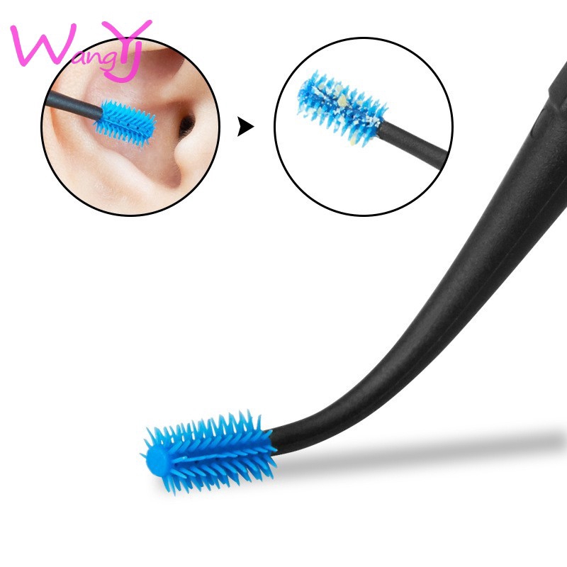 Dụng cụ mát xa tai hình xoắn ốc bằng silicon chất lượng cao