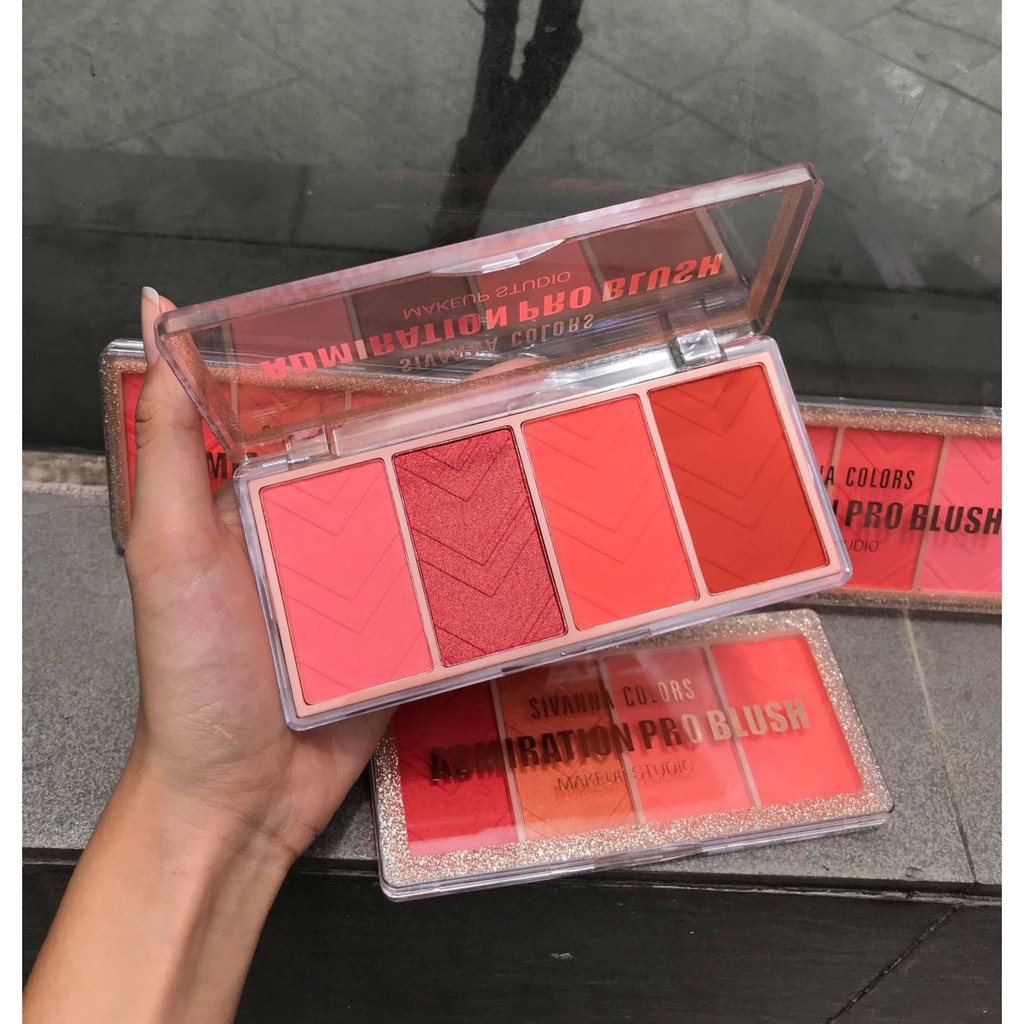 PHẤN MÁ HỒNG SIVANNA ADMIRATION PRO BLUSH ĐẸP LUNG LINH NHẬP KHẨU CHÍNH HÃNG - 4333