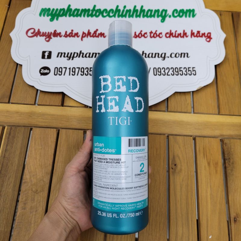 Sale giá gốc dầu xả Tigi bedhead 750ml hàng chính hãng công ty