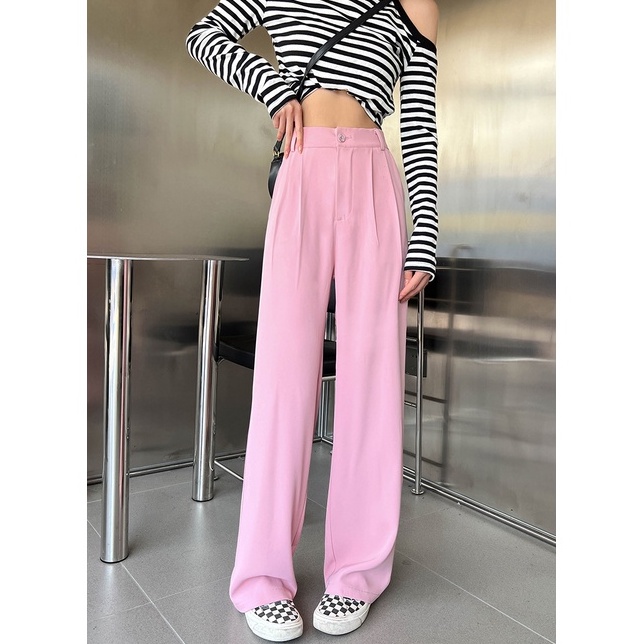 Quần ống rộng Phong Cách Hàn Quốc Thời Trang Cho Nữ