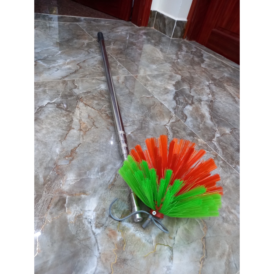 CHỔI QUÉT MẠNG NHỆN,CÂY VỆ SINH TRẦN NHÀ ĐA NĂNG,ĐỒ LAU BỤI TRÊN CAO,SÀO MÓC ĐỒ,KÈM THEO ĐẦU MÓC VÀ BÔNG CHỔI
