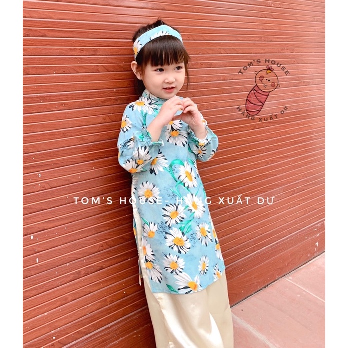 Áo dài bé gái oli river