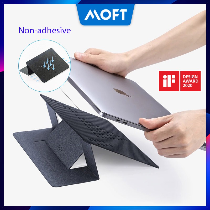 Đế Nâng Laptop Siêu Mỏng Moft Laptop Stand Universal, Dùng Cho Tất Cả Các Dòng Laptop Từ 11 ~ 17 inch, Mỏng Như Vô Hình