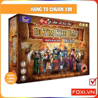Board game-Đi tìm kho báu Phiên Bản HERO Foxi-Đồ chơi trẻ em phát triển AQ-EQ-IQ-siêu siêu hay