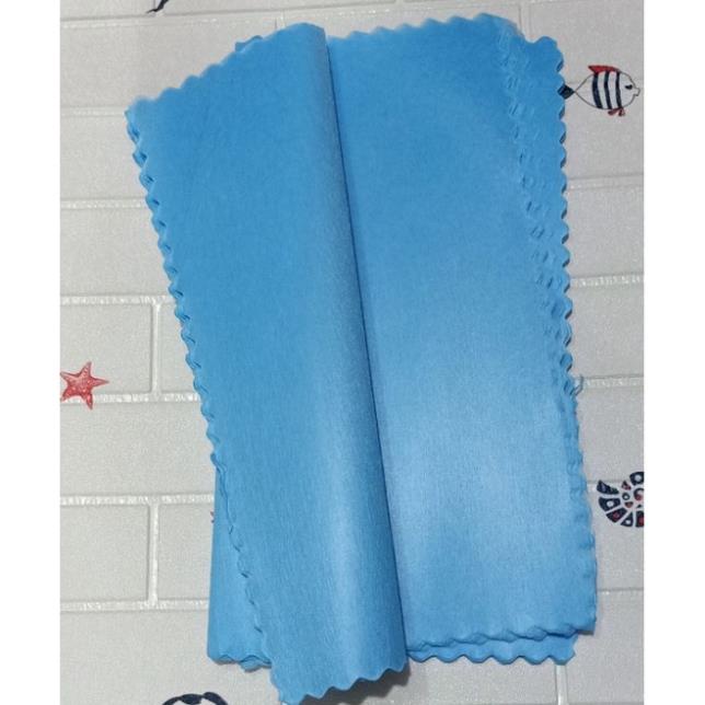 Combo 5 tờ giấy lụa gói hoa làm đồ thủ công handmade trang trí mần non nhiều màu kích thước 50*50cm