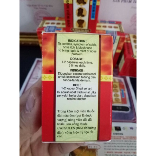 Bì mẫm viên bảo viêm xoang