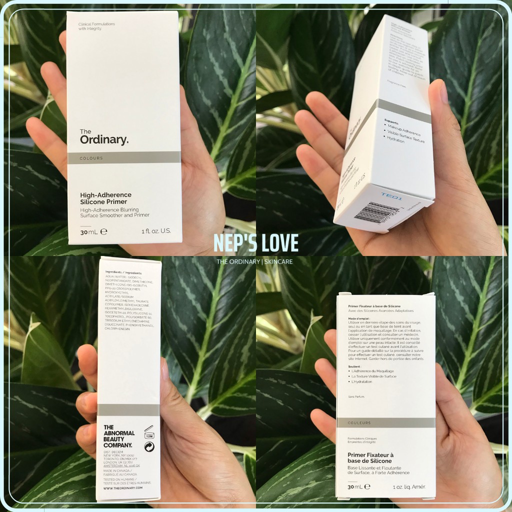 Kem lót dưỡng ẩm High-Adherence Silicone Primer_THE ORDINARY (BILL CANADA) 30ML | BigBuy360 - bigbuy360.vn