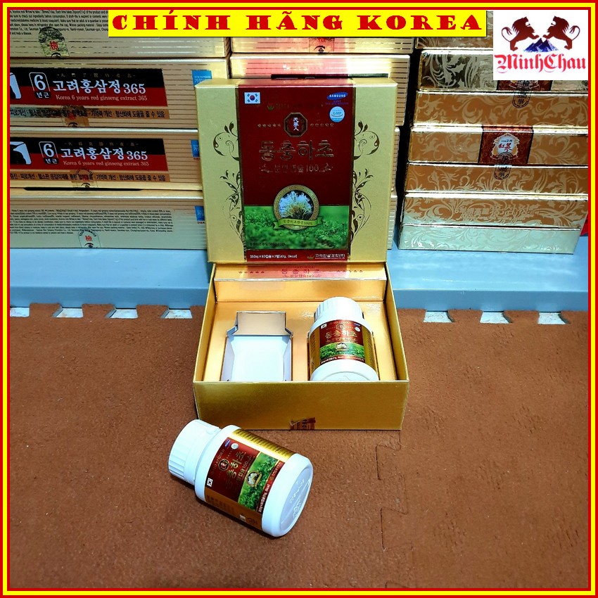 Viên đông trùng hạ thảo Bio cao cấp hàn quốc, hộp 120 viên - Bổ phổi, tăng thể lực, phòng ung thư, minhchau
