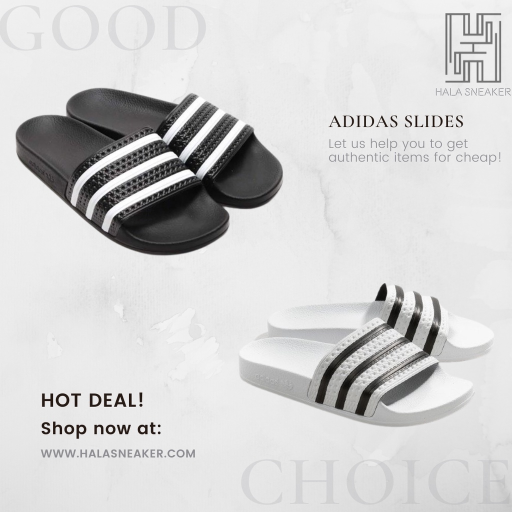Dép Adidas Chính Hãng- Adilette Made In Italy Slides 280648 - 280647 - Chuẩn Auth- Halasneaker.com