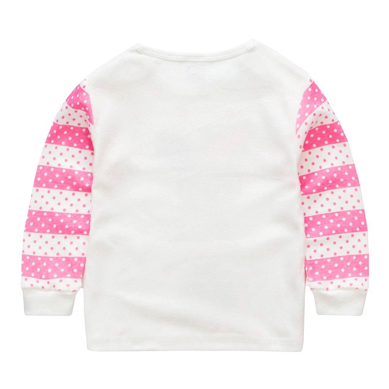 Bộ Đồ Ngủ Pijama In Hình Chuột Minnie Dễ Thương Cho Bé Gái