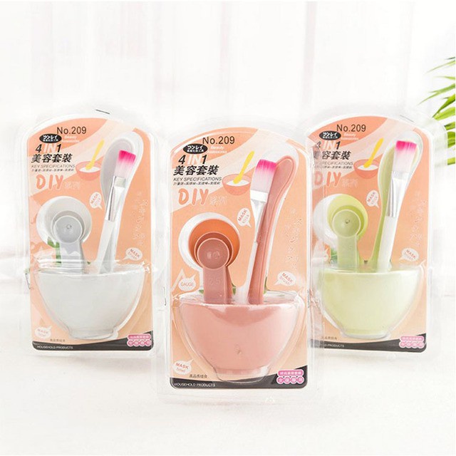 Bộ bát trộn mặt nạ 6 chi tiết, dụng cụ trộn mặt nạ GALA HOME