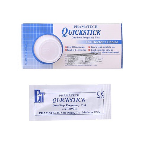 Que thử thai Quickstick - Pregnancy test - HCG