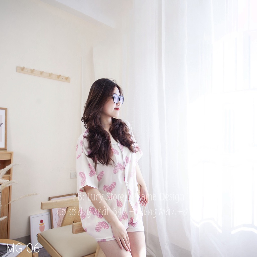 Quần Áo Ngủ Nữ Lụa Cao Cấp Kiểu Dáng Hàn Quốc Thiết Kế Sang Trọng Pijama Quảng Châu | BigBuy360 - bigbuy360.vn