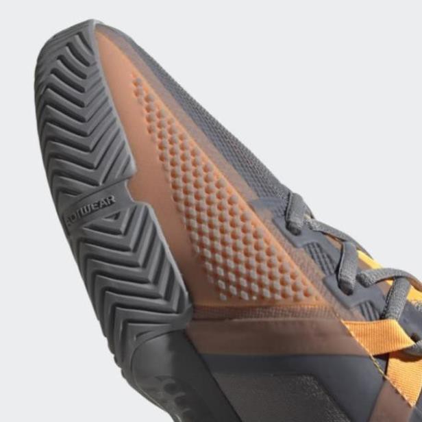 11.11 HOT GIÀY TENNIS ADIDAS SOLDMATCH BOUNCE GREY/ORANGE EF0572) New 2020 Xịn Cao Cấp 2020 ! HOT ' . ' ' ' '