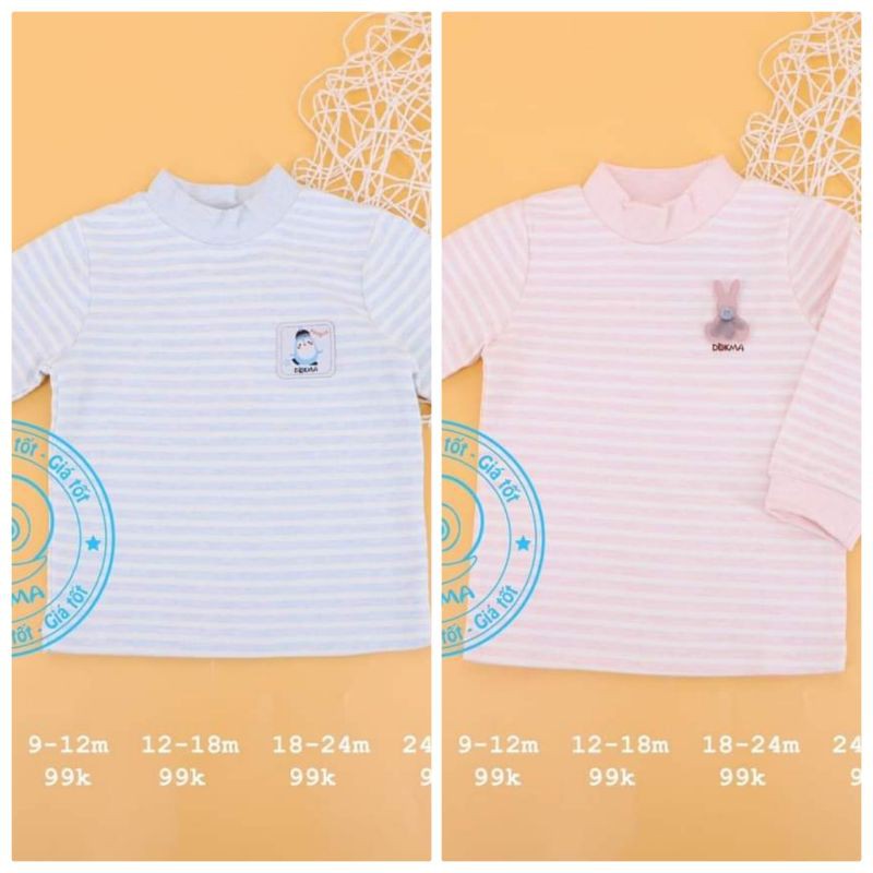 Áo cổ 3p dày Dokma 9-36m