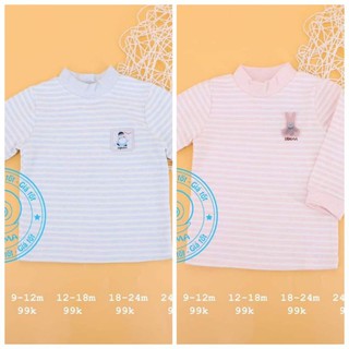 Áo cổ 3p dày dokma 9-36m