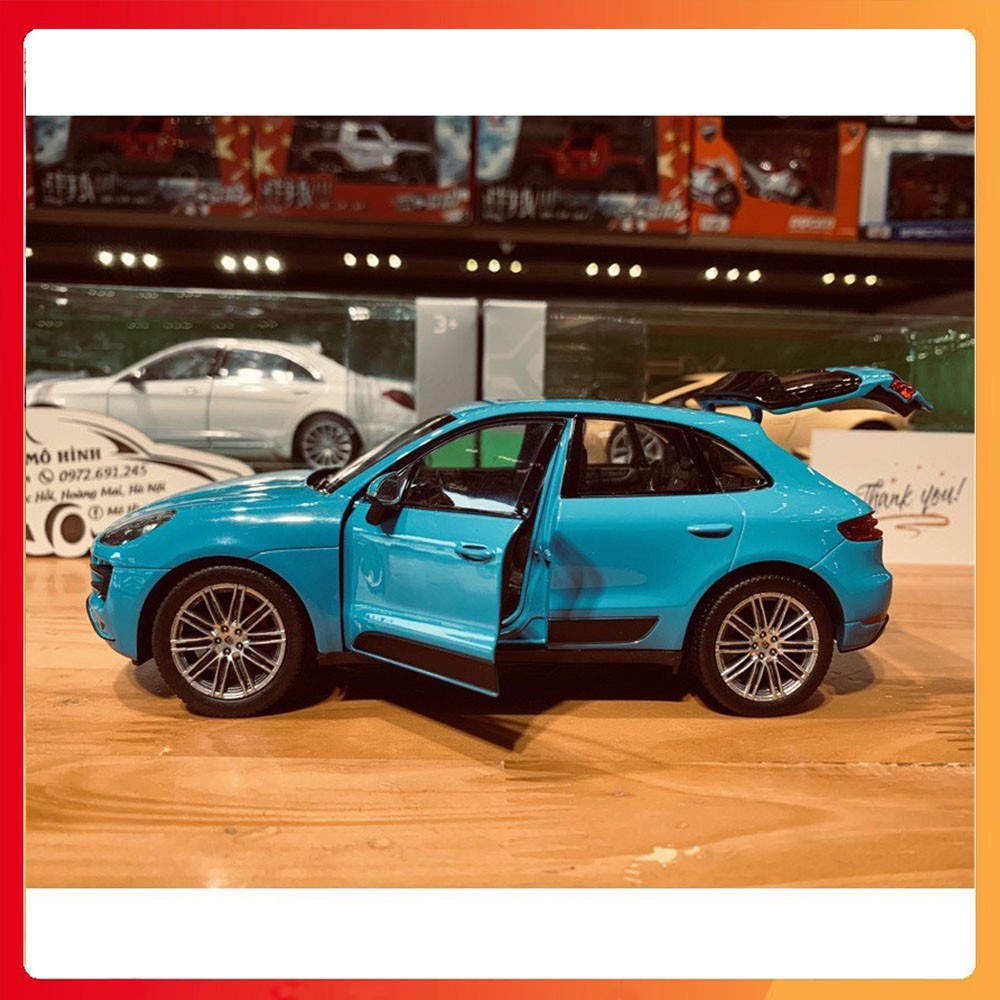 Xe mô hình Porsche Macan Turbo tỉ lệ 1:24 hãng Welly