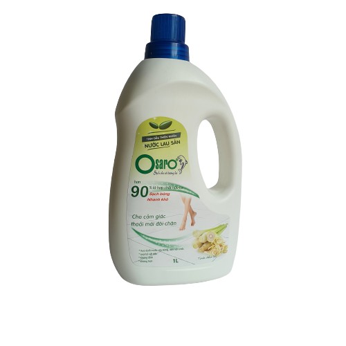 Nước lau sàn OSARO sinh học hữu cơ thiên nhiên đuổi muỗi hương quế, sả chanh chai 1L