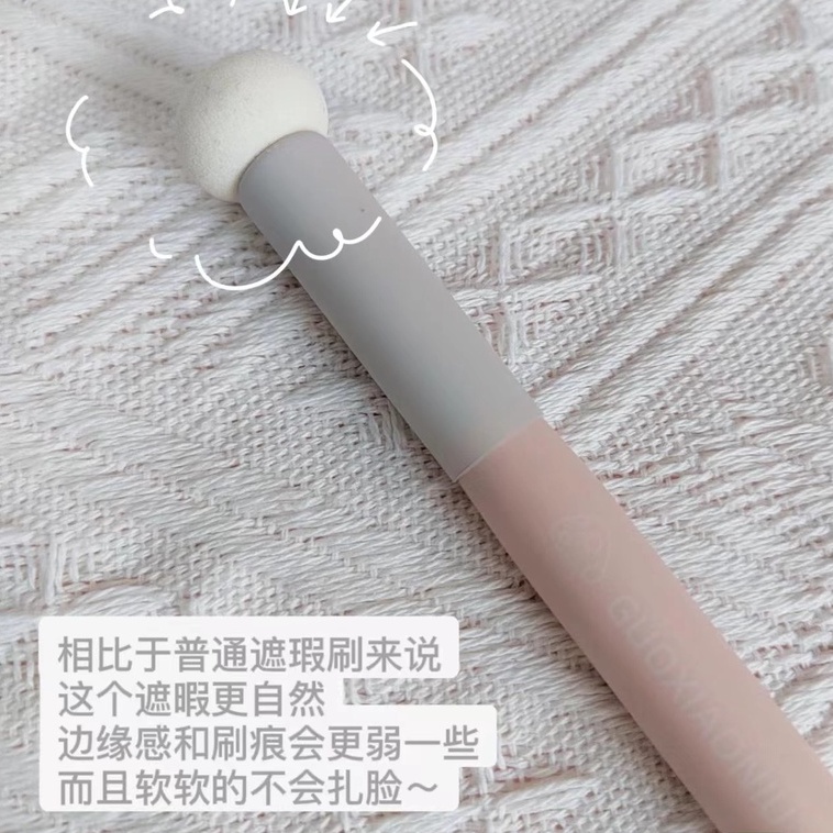 Cọ Trang Điểm Đầu Nấm Có Mút Xốp Giúp Che Khuyết Điểm Mụn Và Che Khuyết Điểm