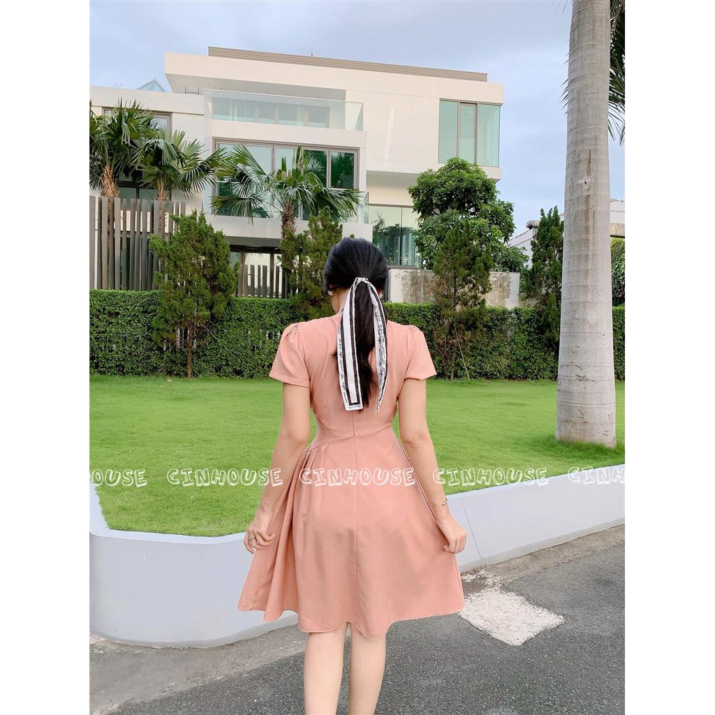 Đầm xòe nhấn eo Dyna 1501 CIN HOUSE