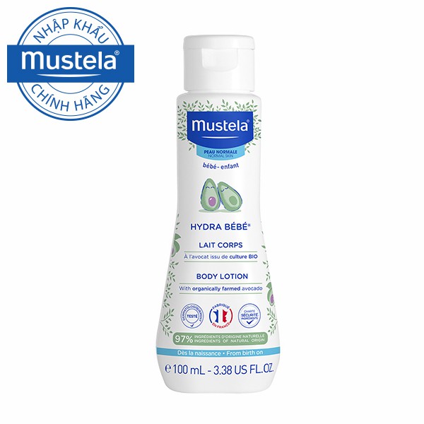 Kem Dưỡng Da Toàn Thân Cho Trẻ Sơ Sinh &amp; Em Bé Da Thường Mustela 100ml