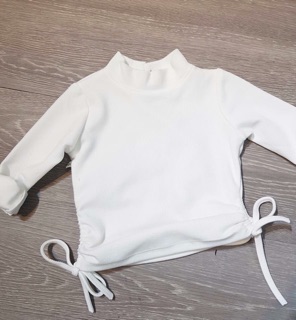 Set áo+váy nhung FF bé gái