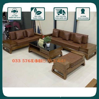 Ảnh thật tại xưởng bộ ghế sofa gỗ 2 văng chân choãi gỗ sồi nga ghế sofa - ghees sofa - ghế sôfa - sofa giường