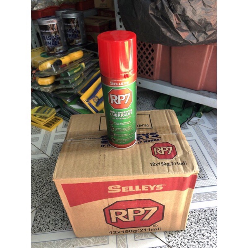 Com bo 12 chai rp7 chống rỉ sét 150g 300g