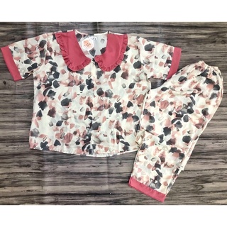 Bộ đồ ngủ Pyjama BIGSIZE 70-85Kg bận nhà lụa Mango - bộ lụa mềm mịn với hoạ tiết dễ thương