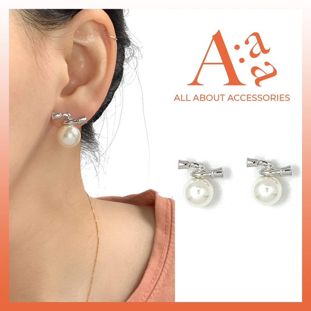 BÔNG TAI HẠT TRAI PHONG CÁCH HÀN QUỐC KIỂU DÁNG CÁ TÍNH BT042148