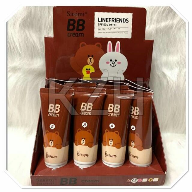 Kem nền BB cream Sasimi chống nắng SPF 50 - BB cream Thái Lan - BB cream gấu thỏ vịt - BB cream dưa hấu