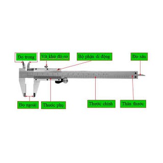 Thước cặp, kẹp cơ khí 150mm 200mm 300mm