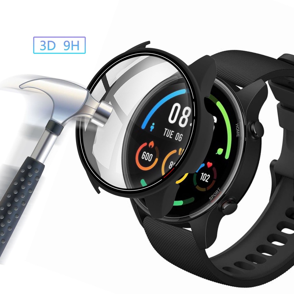 Khung Kính Cứng Bảo Vệ Màn Hình Đồng Hồ Thể Thao Thông Minh Xiaomi Mi Watch Color