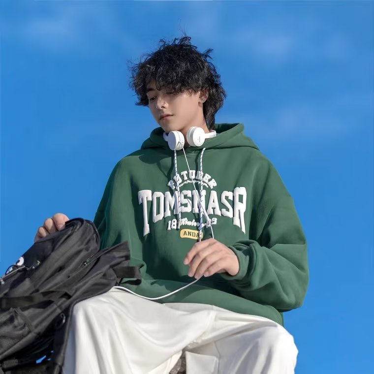 Áo hoodie Tay Dài Dáng Rộng In Chữ Thời Trang Thu Đông Chất Lượng Cao Cho Nam Và Nữ size m-8xl