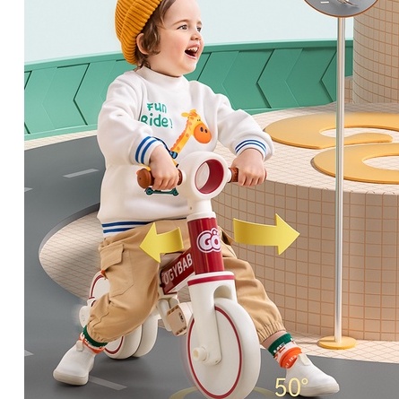 Xe đạp 3 bánh cho bé SPORT 3 in 1 - Xe thăng bằng -Xe chòi chân cho bé cao cấp.