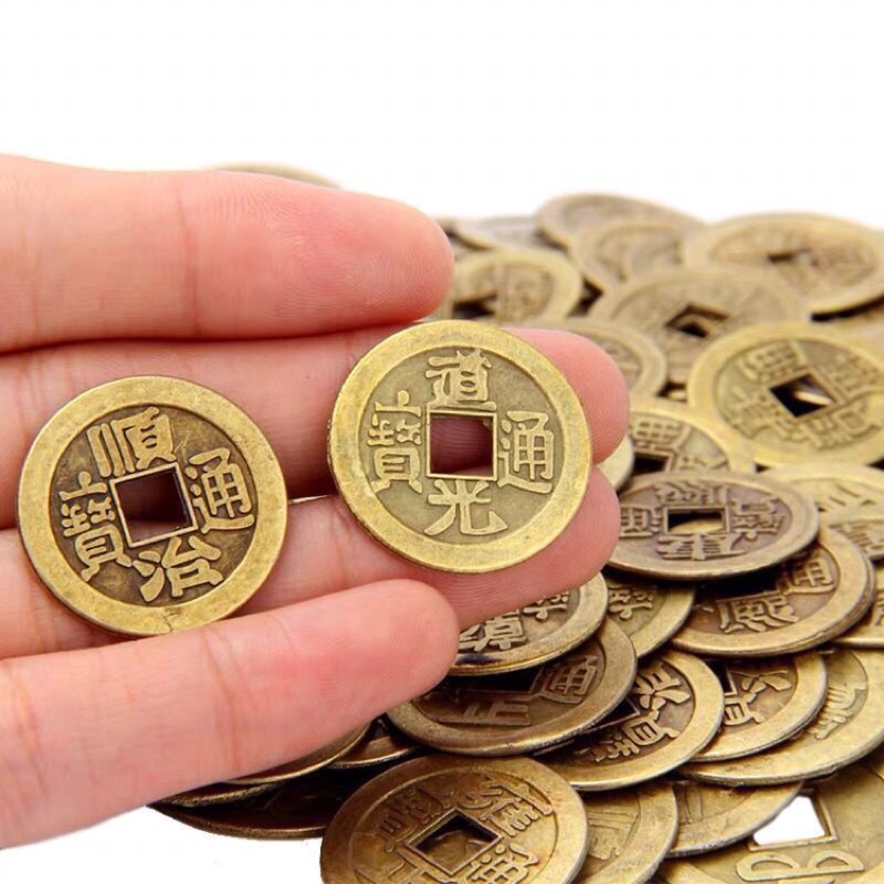 Đồng xu cổ, xu Ngũ Đế phong thuỷ của 5 thời kỳ phong kiến thịnh vượng nhất.