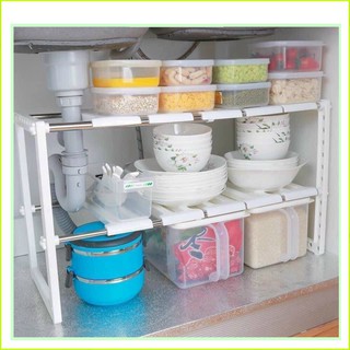 Kệ gầm bếp ,kệ co giãn 2 tầng đa năng tiện dụng
