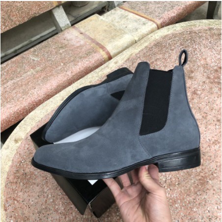 Giày Boots Nam cao cổ - Chelsea Boots Da lộn - Giày cao cổ nam