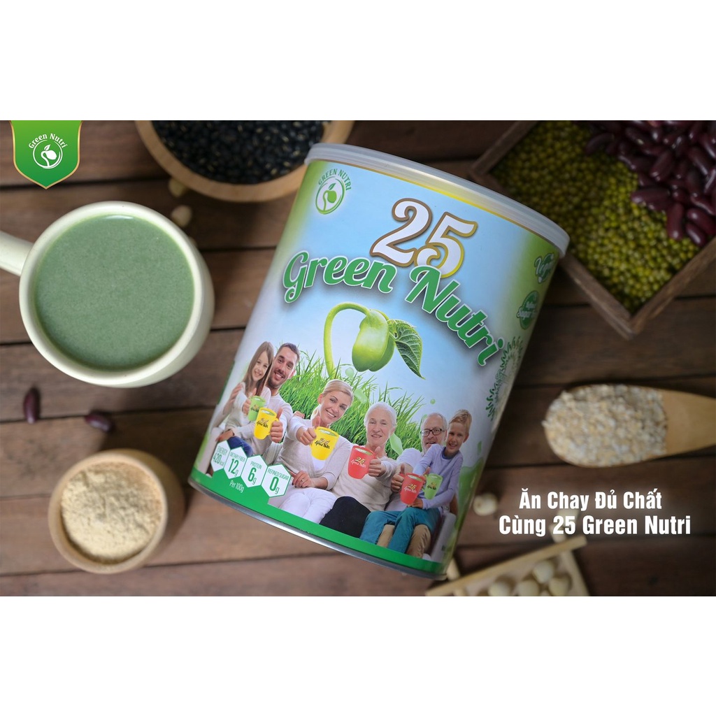 Sữa Hạt Ngũ Cốc 25 Green Nutri Lon 750gr